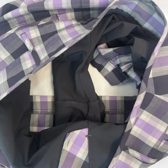 Annika Cutter & Buck Purple Plaid Golf Skort Size 8/MD - Picture 8 of 12